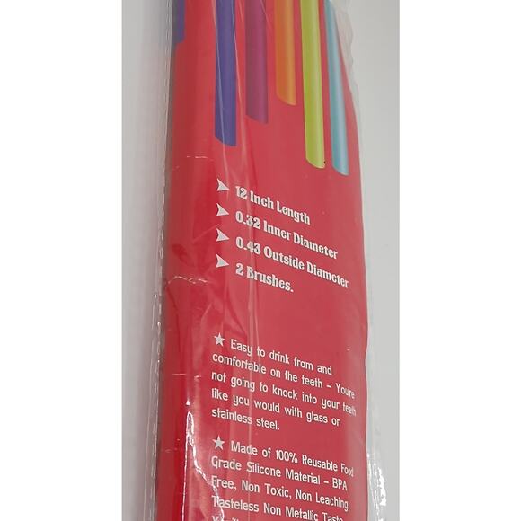 HI WARE extra-long silicone straws - Picture 4 of 4